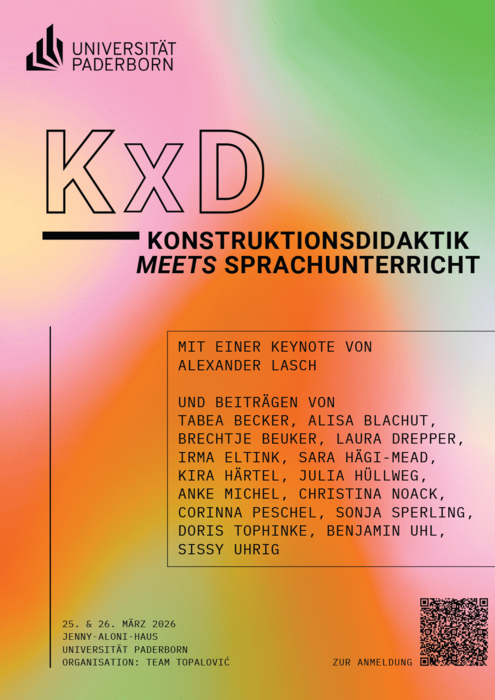 Poster Konstruktionsdidaktik meets Sprachunterricht