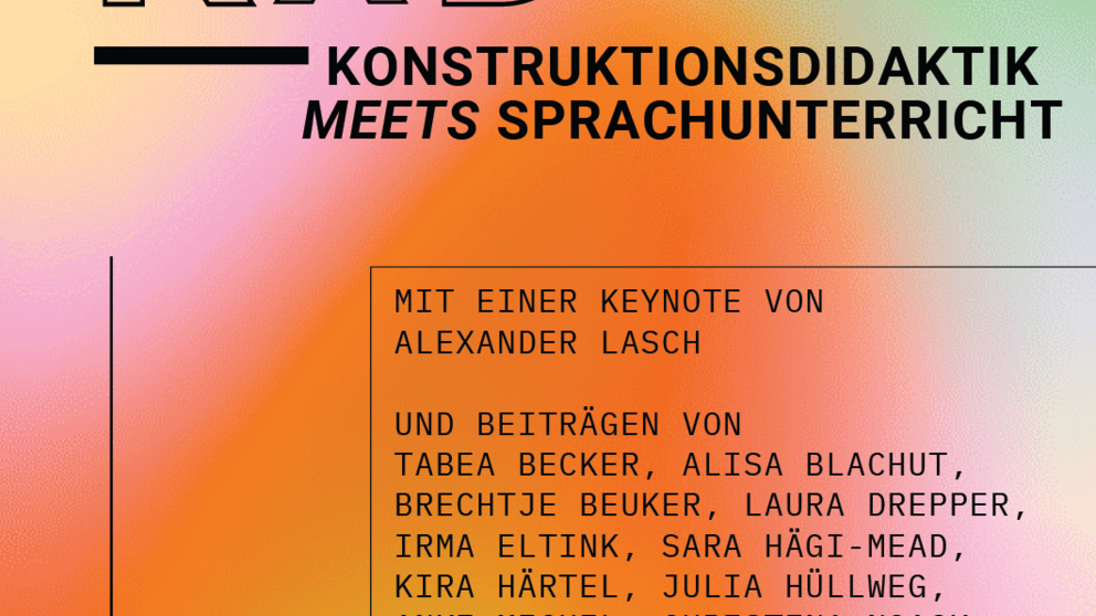 Poster Konstruktionsdidaktik meets Sprachunterricht