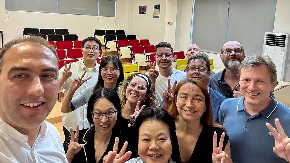 Die AG zu Besuch in der Tongji University zum Doktorand*innen Kolloquium 