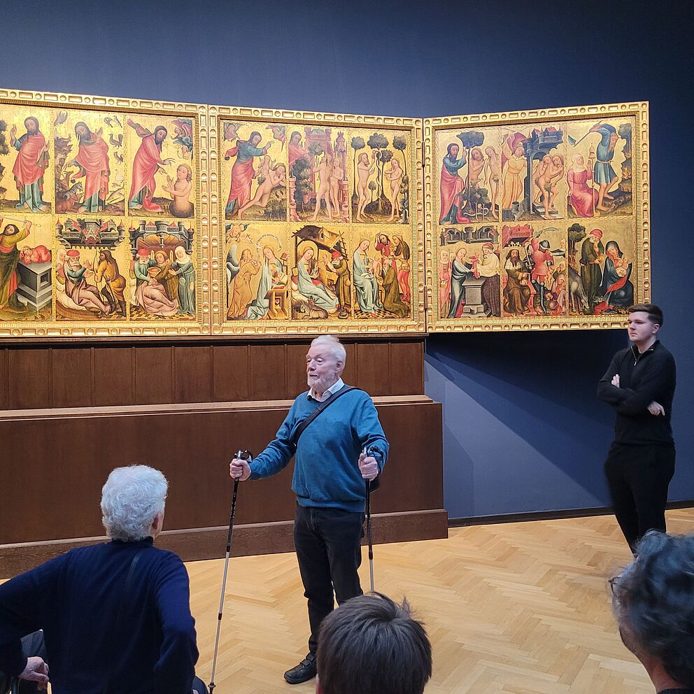 Der Geschichtsdidaktiker Bodo von Borries kontextualisiert die Werke der Hamburger Kunsthalle historisch