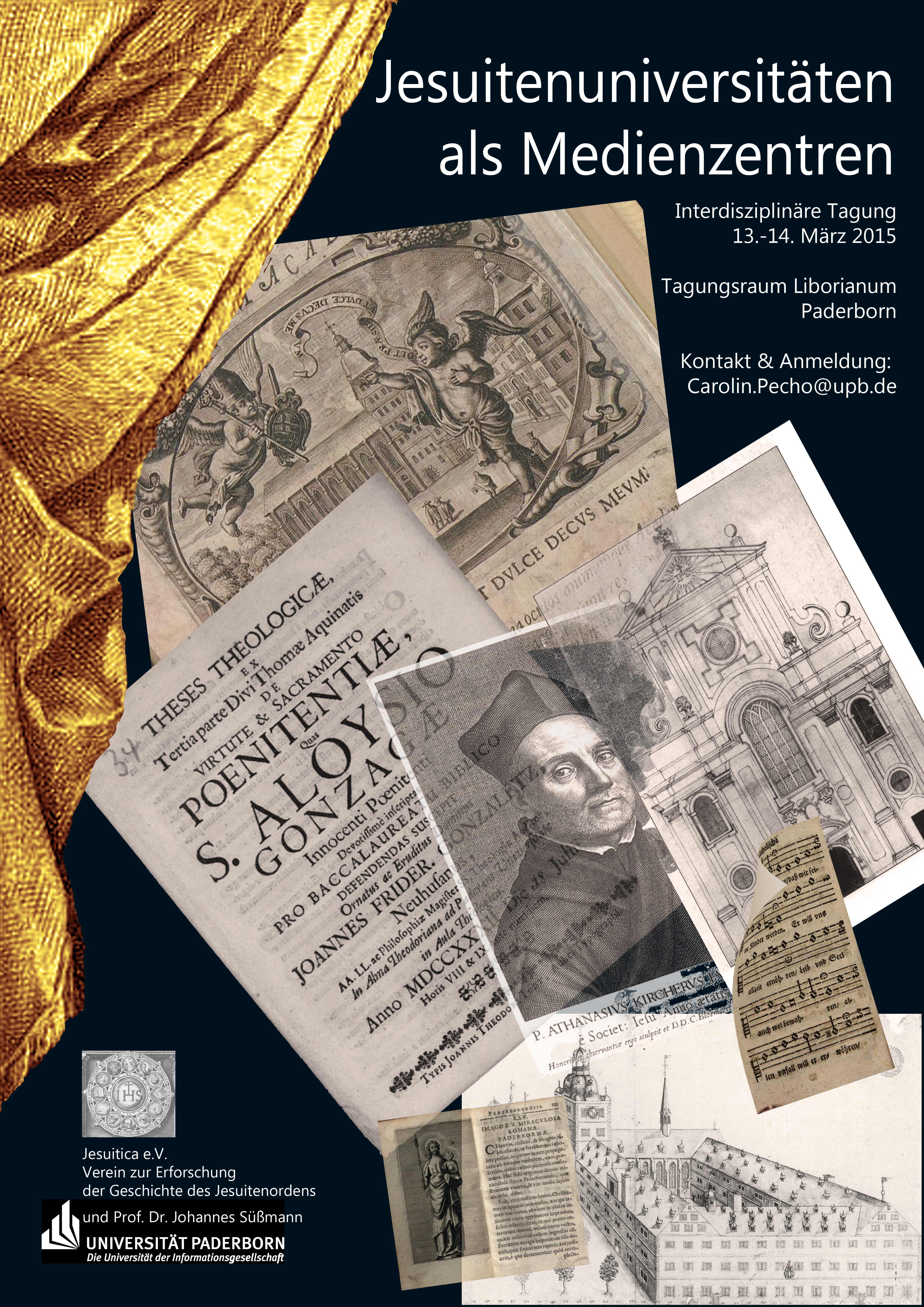 Quellenbeispiele auf dem Plakat der Jesuitica Konferenz März 2015