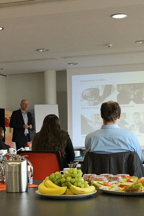 Foto (Stefanie Disse, Connext GmbH): Karrierefrühstück bei Connext.