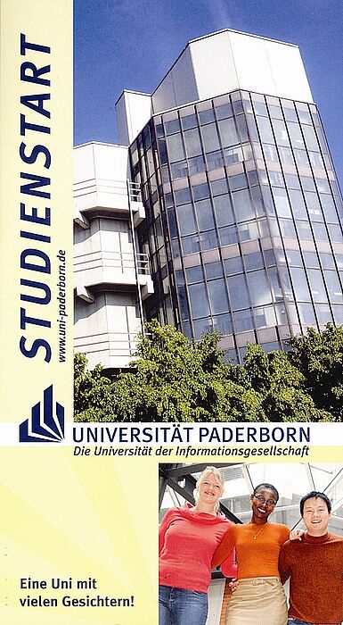Foto: Titelseite der Broschüre „Studienstart“