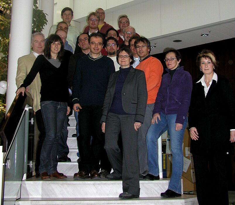 Foto (Universität Paderborn): Das SCALUS-Konsortium und Jun.-Prof. Dr. André Brinkmann freuen sich über die Zusage aus Brüssel und den gelungenen Projektstart am 2. und 3. Februar in Paderborn. In vier Jahren wollen das PC² und die Projektpartner ihr