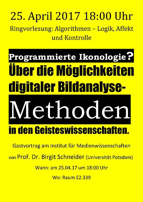Abbildung: Plakat