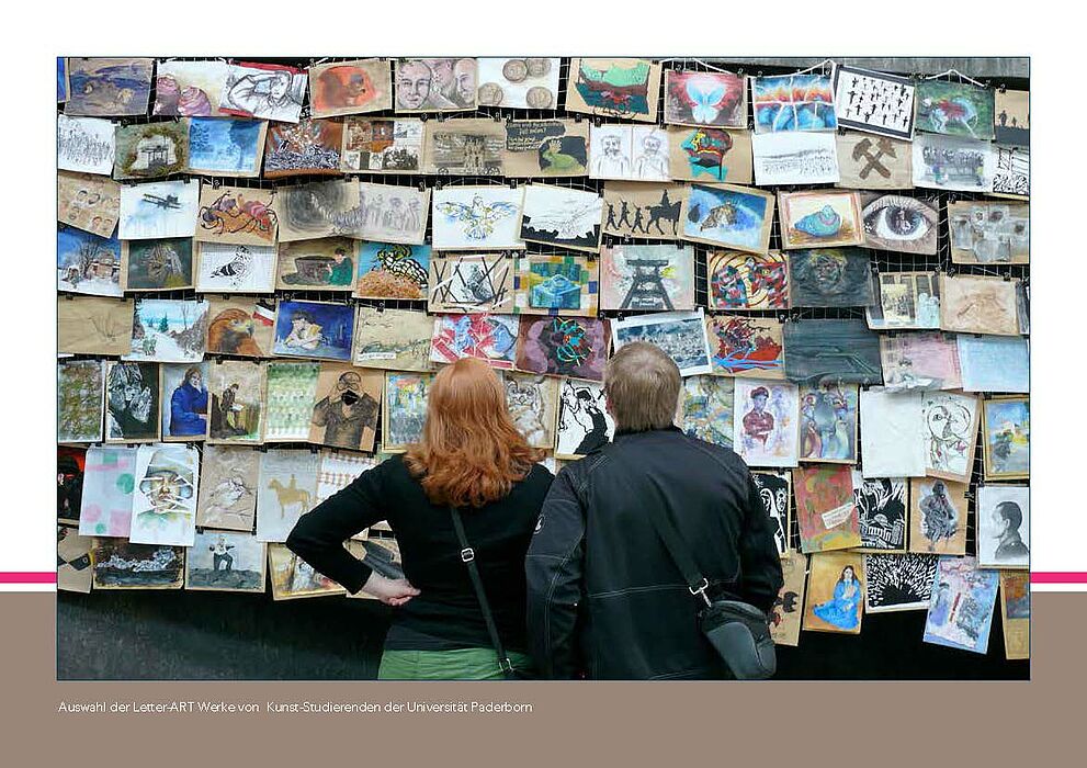 Foto (Jutta Ströter-Bender): Letter-ART-Wand
