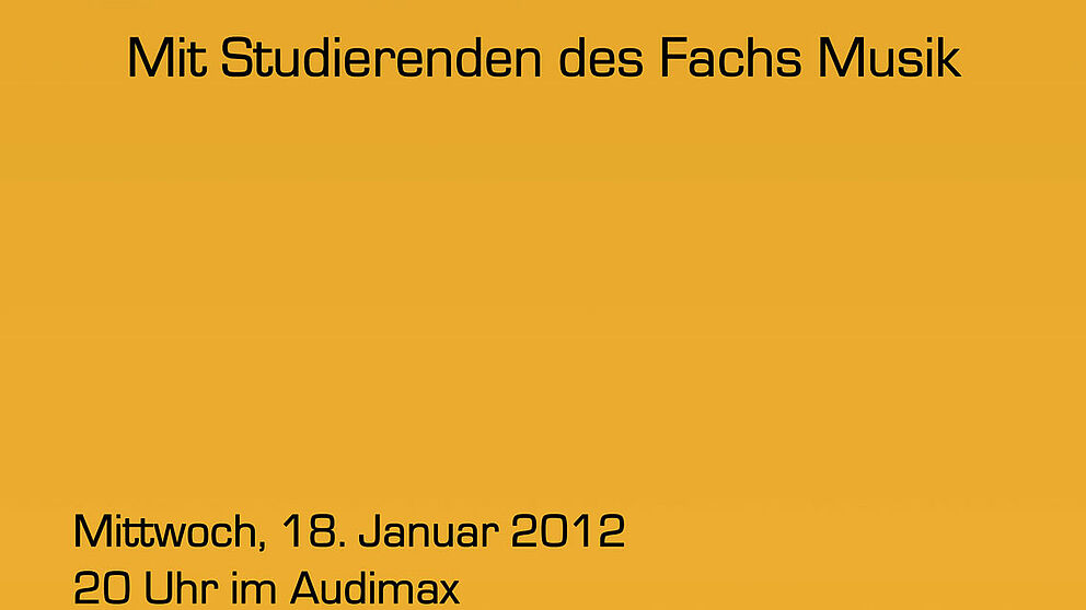 Abbildung: Plakat/Flyer