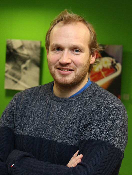 Foto (Heiko Appelbaum): Dennis Fergland koordiniert das Projekt mein beneFIT@upb.de.