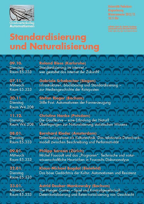Abbildung: Programm der Ringvorlesung