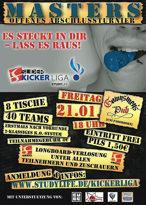 Abbildung: Flyer MASTERS
