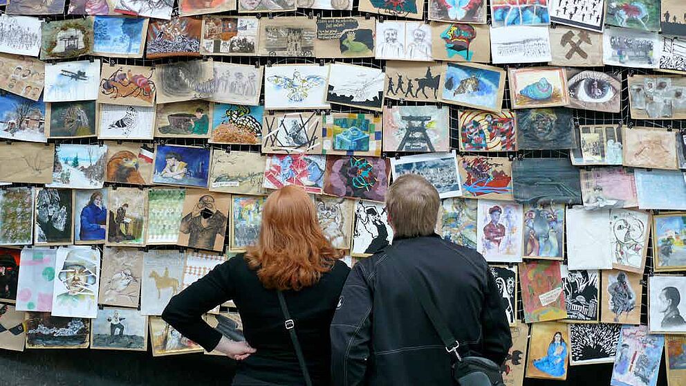 Foto (Jutta Ströter-Bender): Letter-ART-Wand