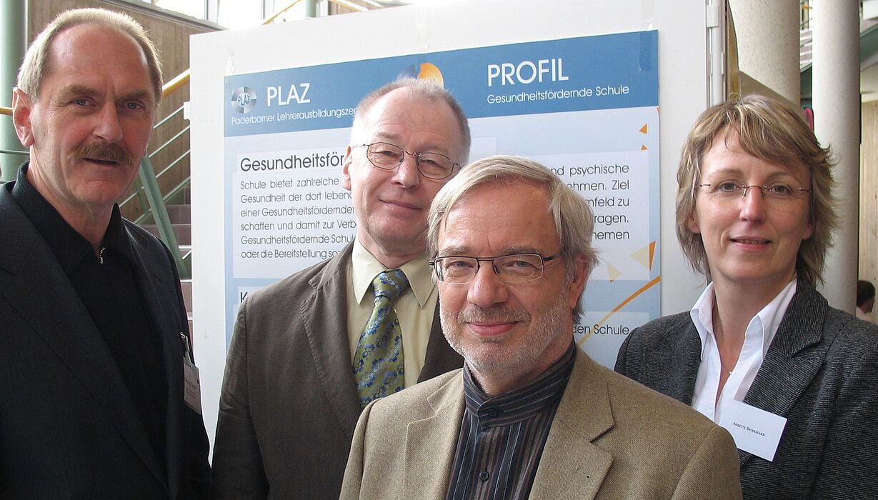 Foto (Christiane Bernert): Gesundheit ist eine wichtige Voraussetzung für alle, die am Schulleben teilnehmen. Darüber referierten während des Profiltags „Gesundheitsförderung im Schulalltag“(v. l.): Georg Israel vom OPUS NRW (Offenes Partizipation