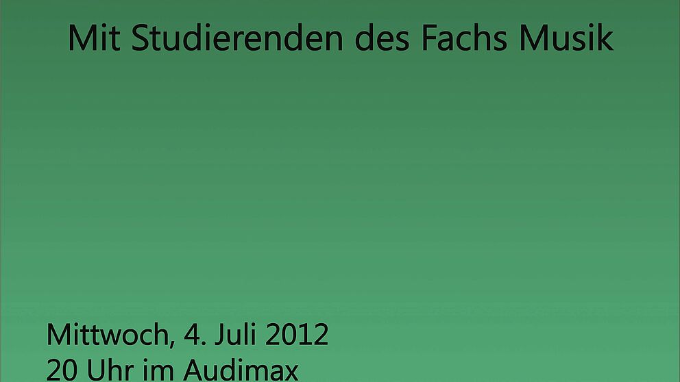 Abbildung: Flyer/Plakat