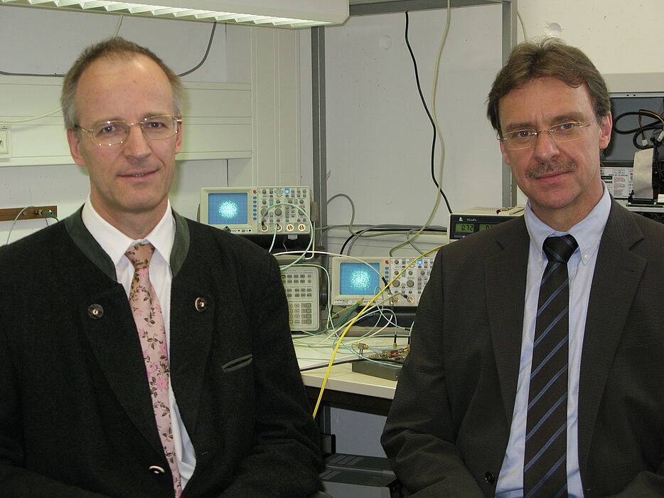 Foto: Prof. Dr.-Ing. Noé und Prof. Dr.-Ing. Rückert