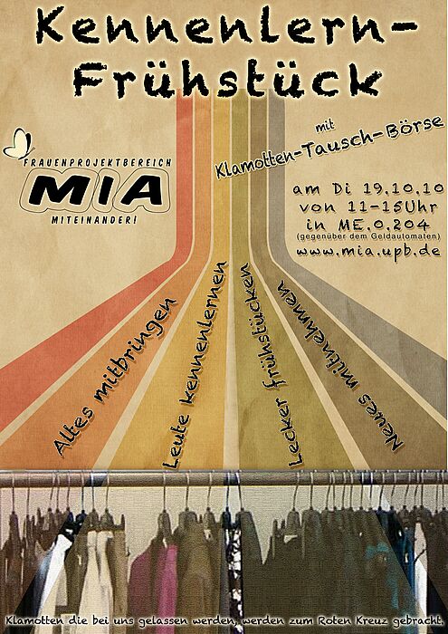 Plakat Kennenlernfrühstück