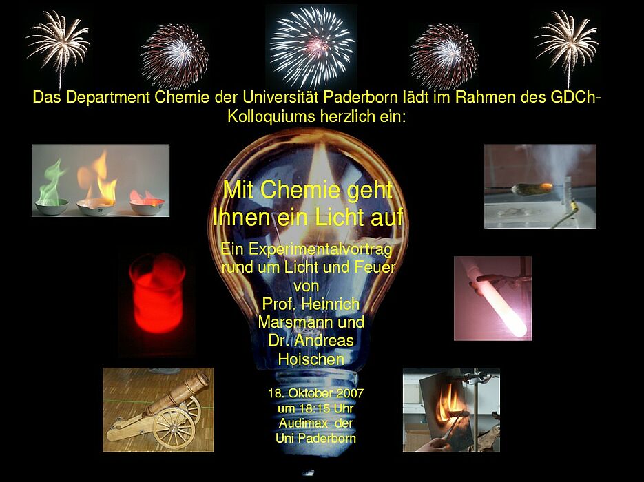Flyer "Mit Chemie geht Ihnen ein Licht auf"