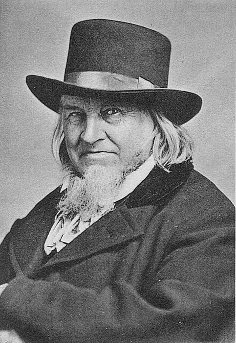 Foto: August Heinrich Hoffmann von Fallersleben (1798-1874)