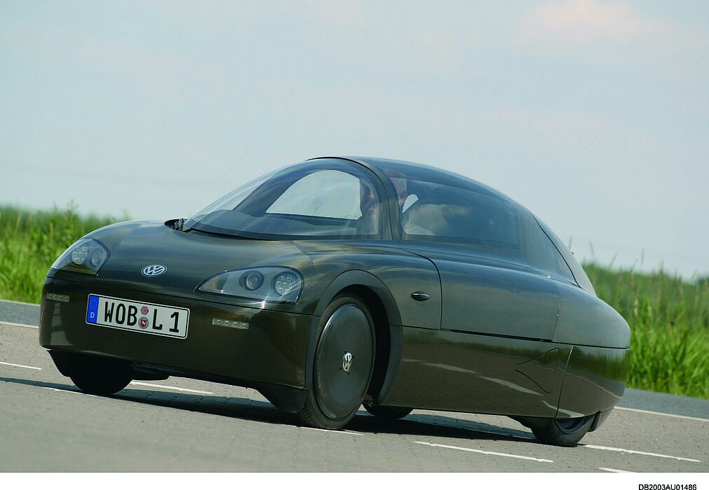 Foto (Volkswagen AG): Das 1-Liter-Fahrzeug der Volkswagen AG