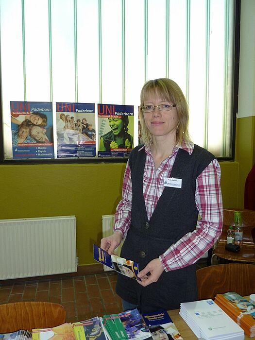 Foto: Stand der Universität Paderborn auf dem Berufemarkt