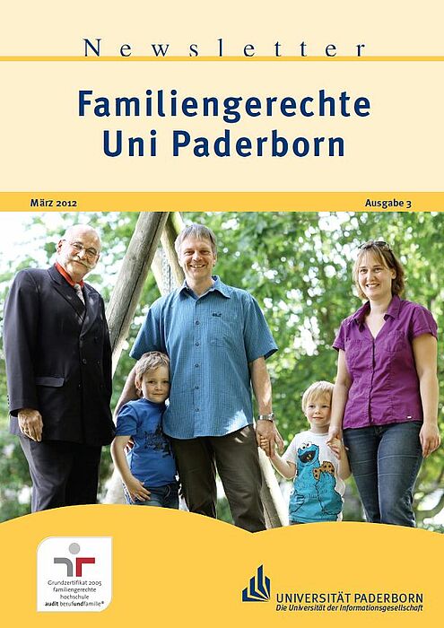 Abbildung: Titelseite Newsletter