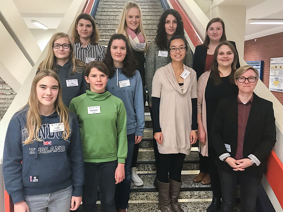 Foto (Universität Paderborn): Dritter Durchgang des MINT-Mentorings „look upb“.