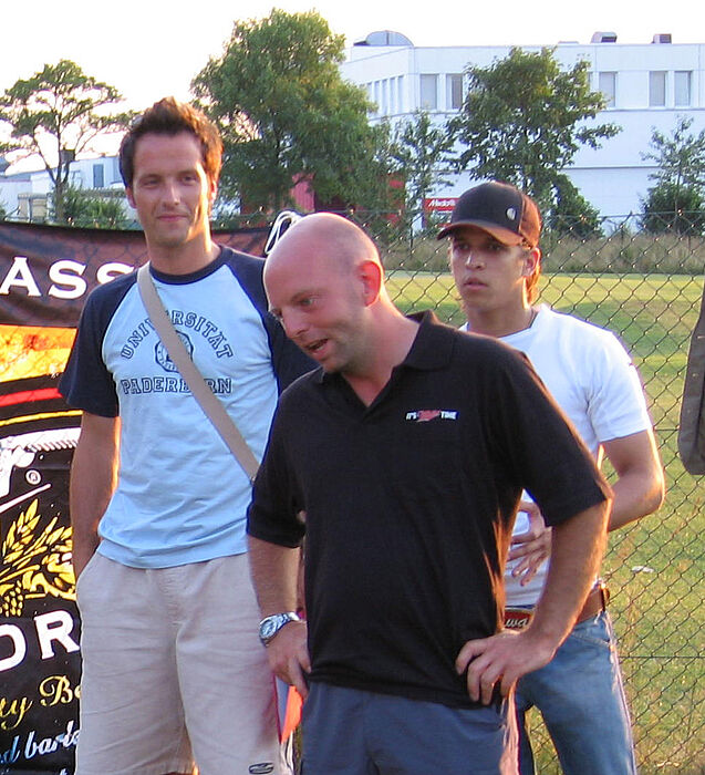 Foto: Die Organisatoren der Student GolfTrophy: Felix Lobert, Markus Stöß und Daniel Farr (v.l.).