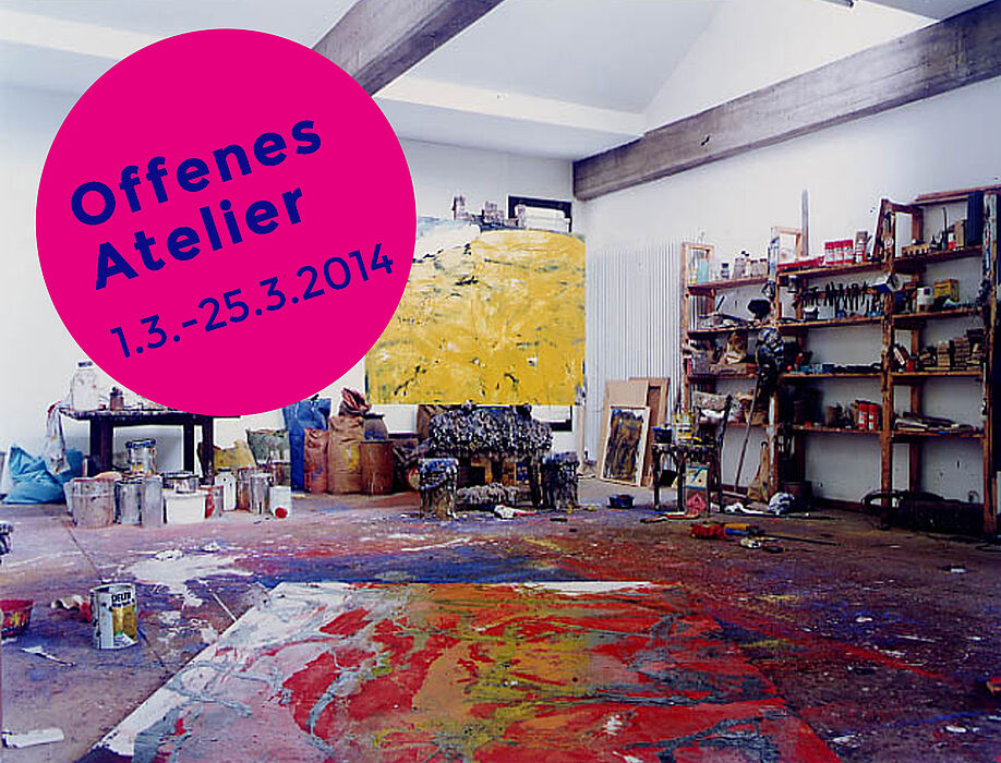 Abbildung: Atelier Emil Schumacher im Emil Schumacher Museum Hagen