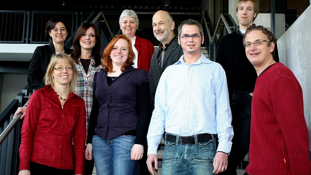 Foto (Universität Paderborn, Frauke Döll): Das Team der Zentralen Studienberatung der Universität.