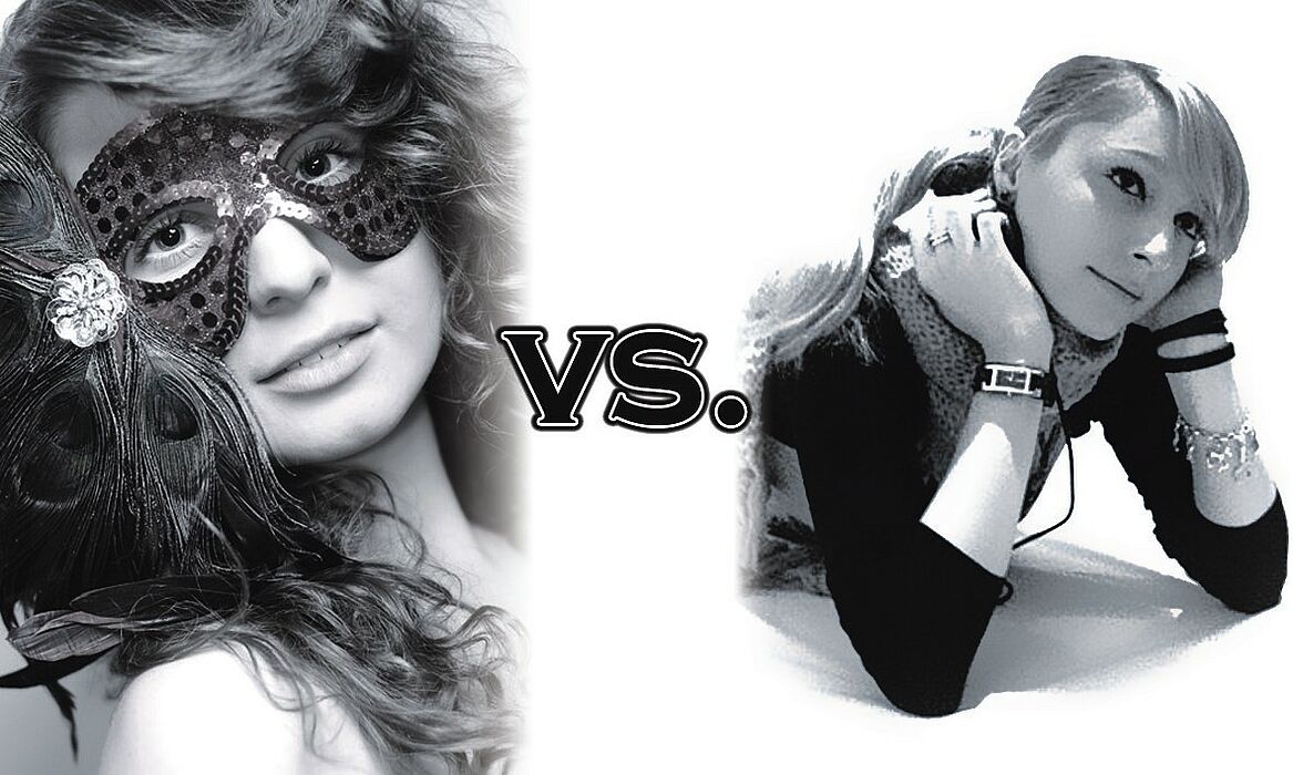 Foto (Abdruck frei): links Eugenie/„$asha“, rechts: Anna Lena.