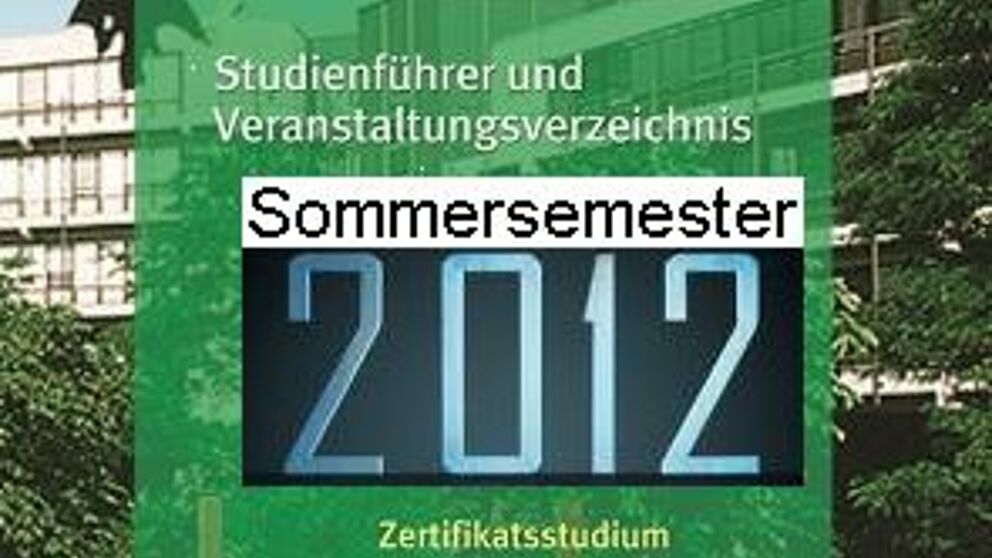 Abbildung: Vorlesungsverzeichnis zum Studium für Ältere