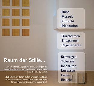 Abbildung: Raum der Stille