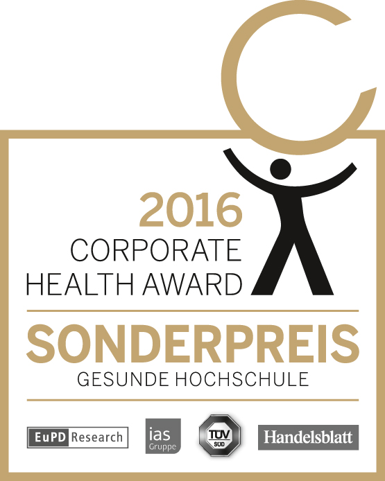 Abbildung: Sonderpreis Gesunde Hochschule