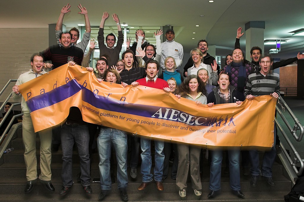 Foto (AIESEC): Spaß an Internationalität: AIESEC ist die größter Studierendenorganisation mit mehr als 30.000 Mitgliedern.