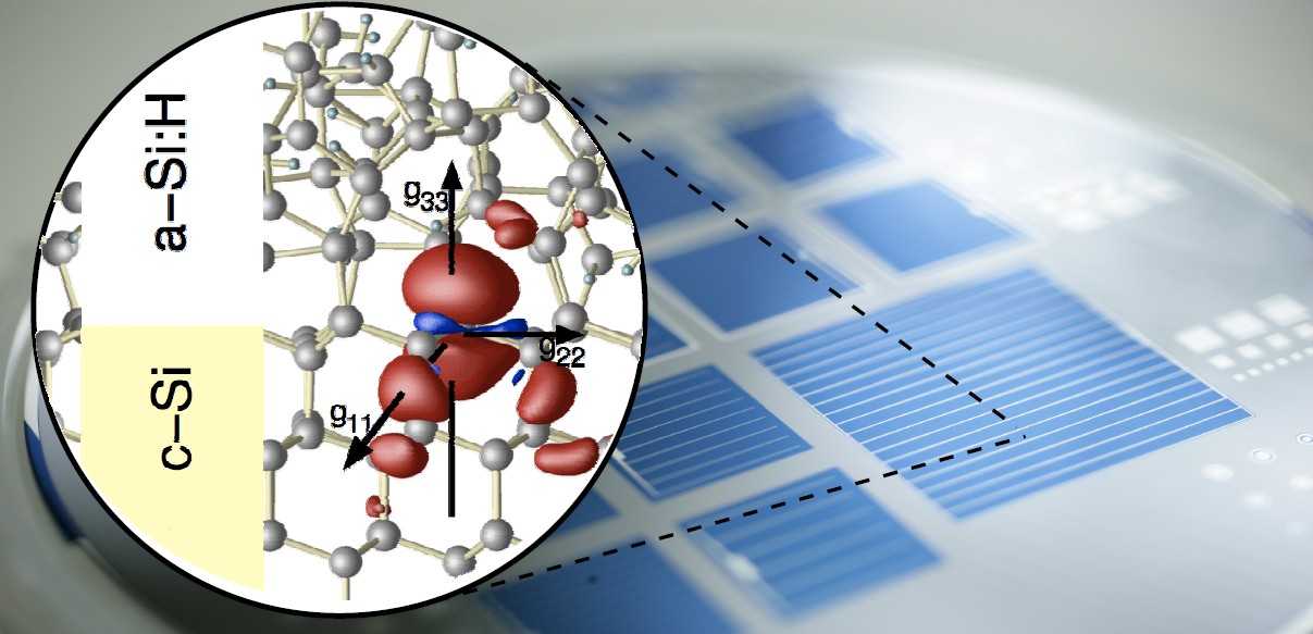 Abbildung: Der magnetische Fingerabdruck führte die Forscher zu den Defekten auf den Schichten der Solarzelle.