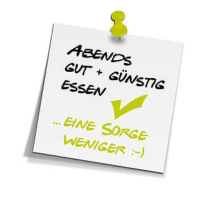 Abbildung: Hinweis des Studentenwerks