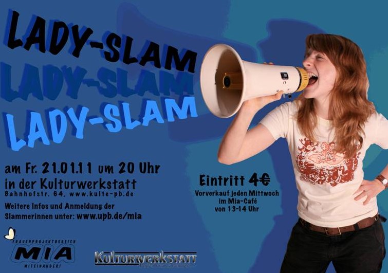Abbildung: Plakat Lady-Slam