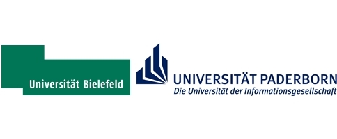 Abbildung: Logos der Universitäten Bielefeld und Paderborn