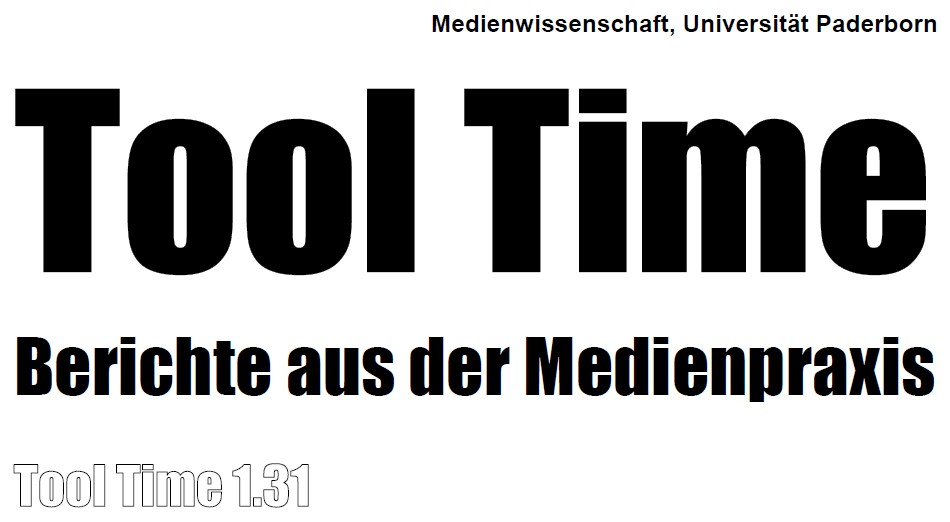 Abbildung: Flyerausschnitt Tool Time