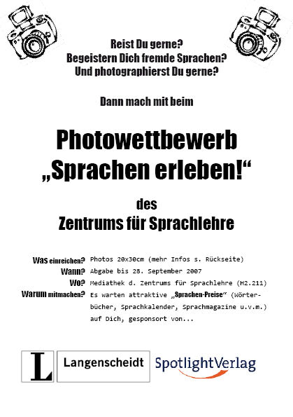 Photowettbewerb Plakat
