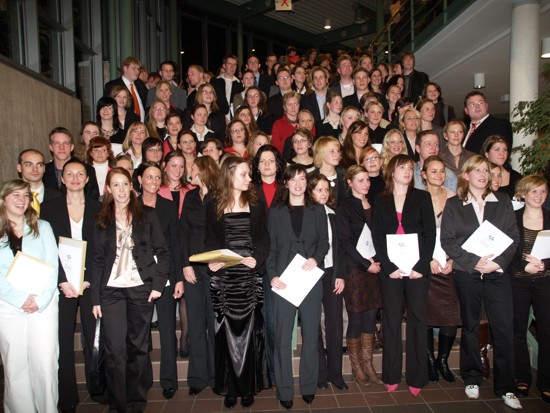 Staatsexamensfeier für Absolventinnen und Absolventen des Lehramtstudiums am 8.12.2006 im Auditorium maximum